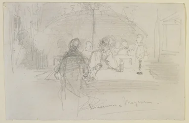 Brasserie in Mainz, 1858